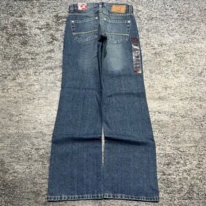 NWT Vintage Shady LTD Jeans Relaxed Bootcut Mens 28x32 Blue Hip-Hop Y2K